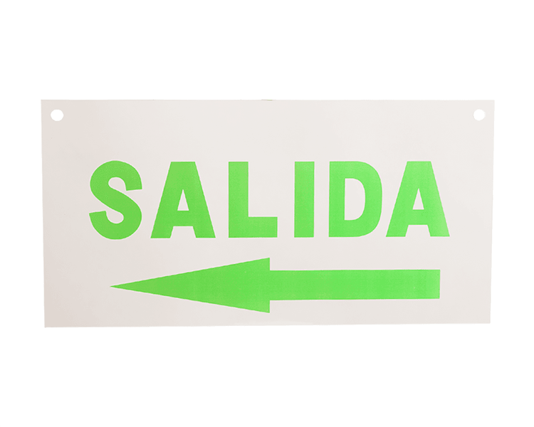 Çıkış işareti Akrilik Panel Salida