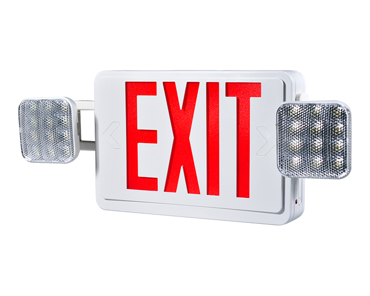 LED kafalarla jlec2bcw-bi-bi-color combo acil çıkış işareti