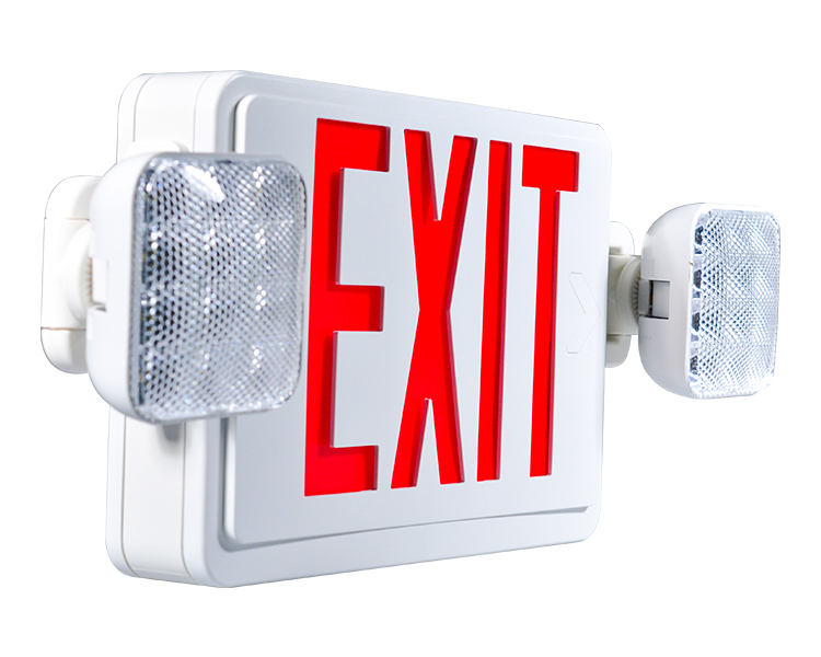 LED kafalarla jlec2bcw-bi-bi-color combo acil çıkış işareti