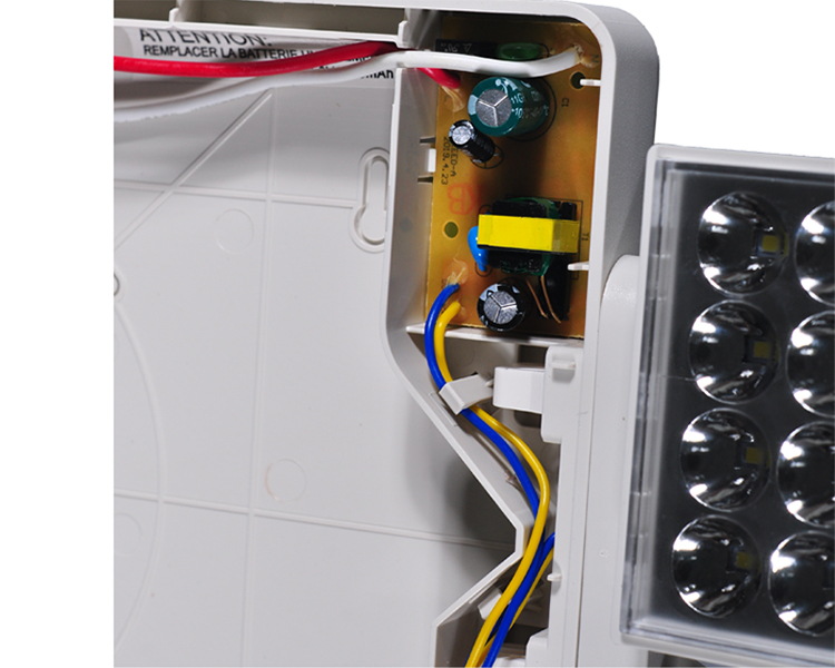 LED kafaları olan Jlecd2GW-Green Acil Ateş Çıkış Işıkları
