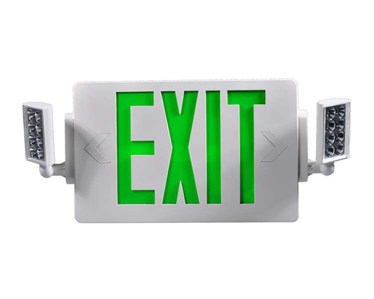 LED kafaları olan Jlecd2GW-Green Acil Ateş Çıkış Işıkları