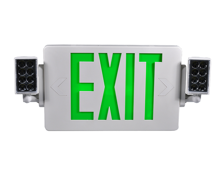 LED kafaları olan Jlecd2GW-Green Acil Ateş Çıkış Işıkları