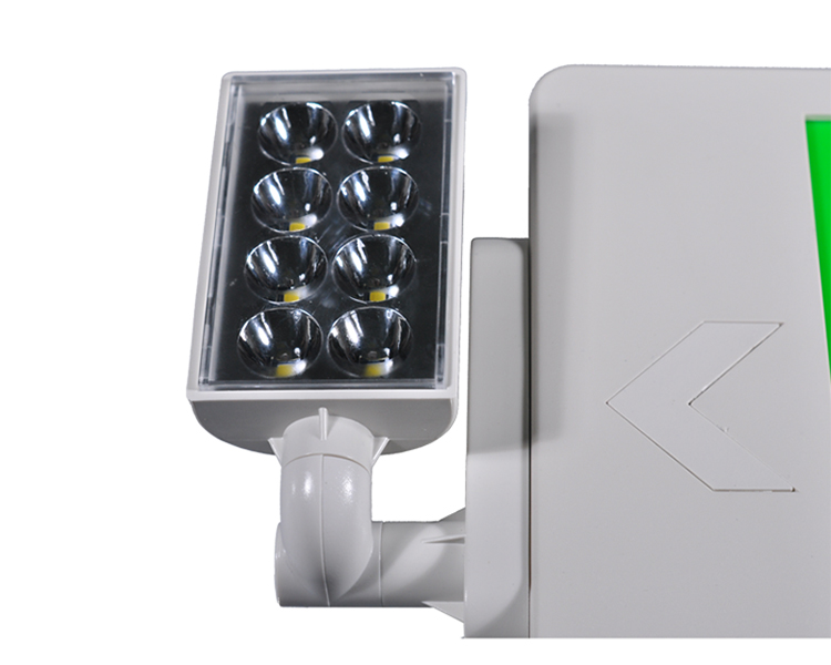 LED kafaları olan Jlecd2GW-Green Acil Ateş Çıkış Işıkları