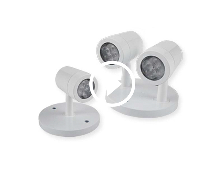 CNDRH1 -4*3030 SMD kapalı tek uzak lamba kafası